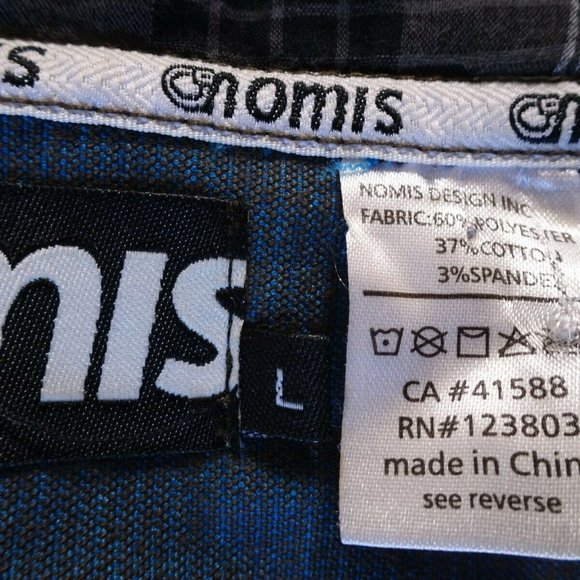 Nomis Shimmer Hoodie Sweatshirt Full Zip Jacket Size Large - Picture 7 of 7